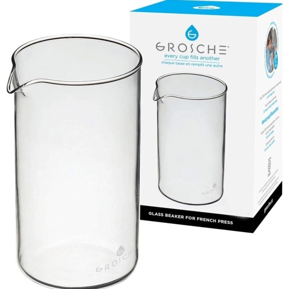 GROSCHE 1500ml, 51 Fl. Oz French Press Universal Replacement Borosilicate Glass